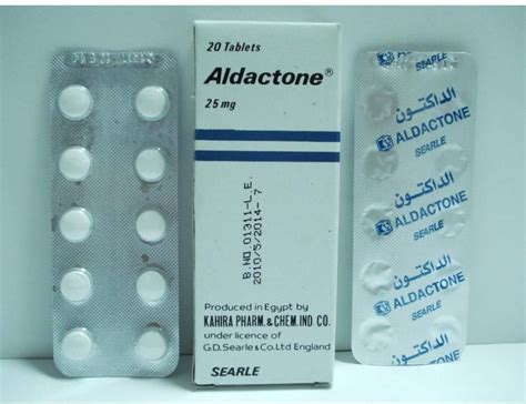 Aldactone 25 Mg 20 Tablet