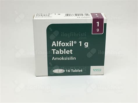 Alfoxil 1 Gr 16 Tablet Fiyatı