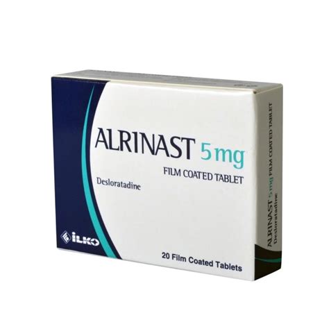 Alrinast 5 Mg 20 Film Tablet Fiyatı