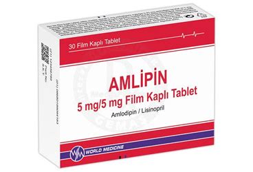 Amlİpİn 5 Mg/5 Mg Fİlm Kapli Tablet (30 Tablet)
