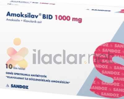 Amoksilav 1000 Mg Quicktab Agizda Dagilan 10 Tablet Fiyatı