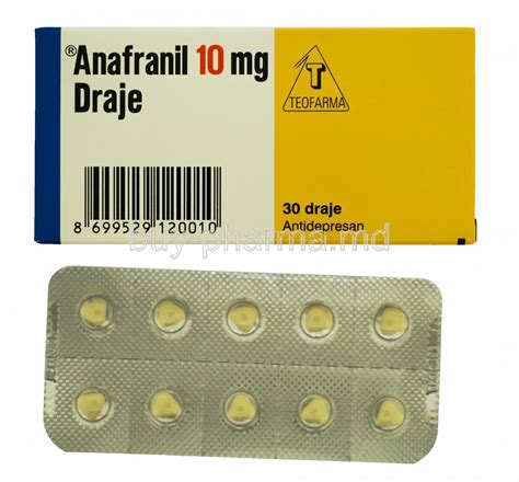 Anafranil 10 Mg 30 Kapli Tablet Fiyatı