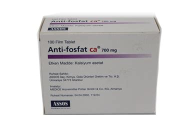 Anti-fosfat Ca 700 Mg 100 Tablet Fiyatı