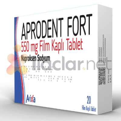 Aprodent Fort 550 Mg Film 10 Tablet Fiyatı