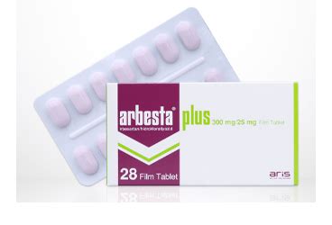 Arbesta Plus 300 Mg/25 Mg 90 Film Tablet