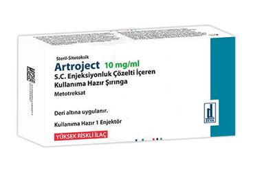 Artroject 10 Mg/1 Ml S.c. Enjeksiyonluk Cozelti Iceren Kullanima Hazir Siringa (1 Adet) Fiyatı