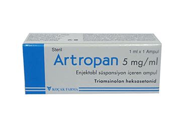 Artropan 5 Mg/ml Enjeksiyonluk Suspansiyon ( 1 Ampul) Fiyatı