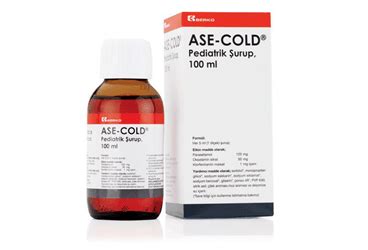 Ase-cold 120 Mg + 50 Mg + 1 Mg / 5 Ml Pediatrik Surup (100 Ml) Fiyatı