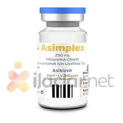 Asimplex 250 Mg Enjeksiyonluk Cozelti Hazirlamak Icin Liyofilize Toz (1 Flakon)