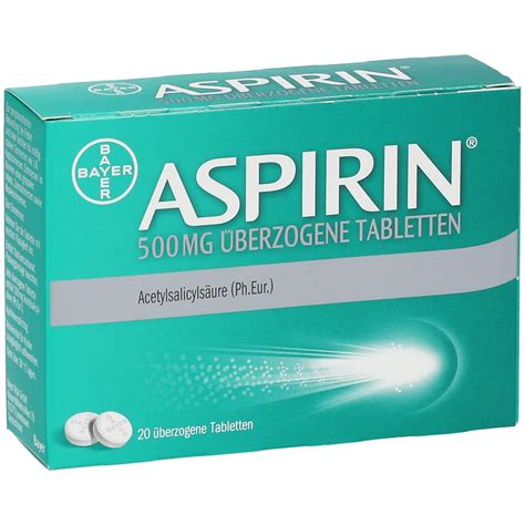 Aspirin 500 Mg 20 Tablet