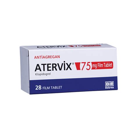 Atervix 75 Mg 28 Film Tablet