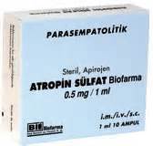 Atropin Galen 0,5 Mg 10 Ampul