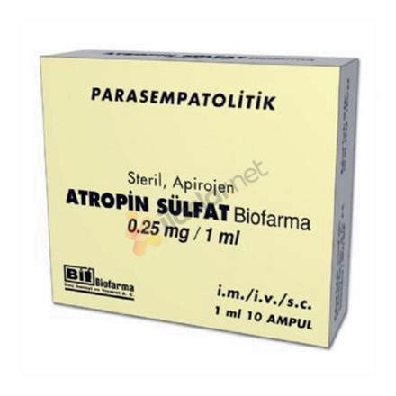 Atropin Sulfat Biofarma 0,5mg/1ml 100 Ampul
