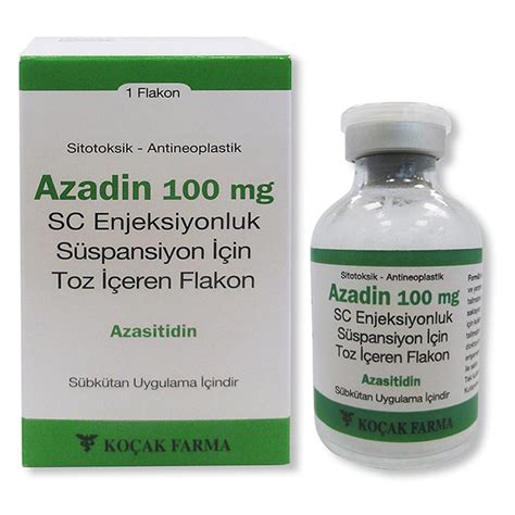 Azadin 100 Mg Sc Enjeksiyonluk Suspansiyon Icin Toz Iceren 1 Flakon