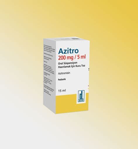 Azitro 200 Mg/5 Ml Oral Suspansiyon Hazirlamak Icin Kuru Toz (15 Ml)