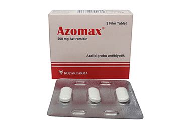Azomax 500 Mg 3 Film Tablet Fiyatı