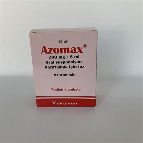 Azomax Oral 5 Ml 200 Mg 15 Ml Toz