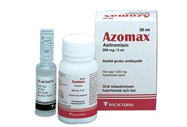 Azomax Oral 5 Ml 200 Mg 30 Ml Toz Fiyatı