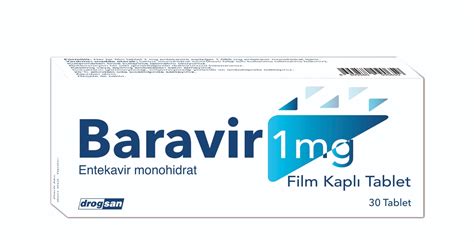 Baravir 1 Mg Film Kapli Tablet