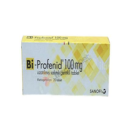 Bi-profenid 100 Mg Uzatilmis Salimli Centikli 20 Tablet