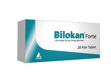 Bilokan Forte 9.6 Mg 20 Film Tablet Fiyatı