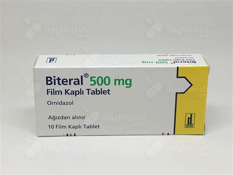 Biteral 500 Mg Film Kapli 10 Tablet
