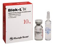 Blok-l 10 Mg Iv Enjeksiyon Icin Liyofilize Toz Iceren 1 Flakon+ 1 Cozucu