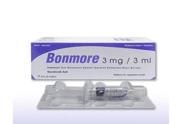 Bonmore 3 Mg/3 Ml Enjeksiyon Icin Konsantre Cozelti Iceren Kullanima Hazir Siringa Fiyatı