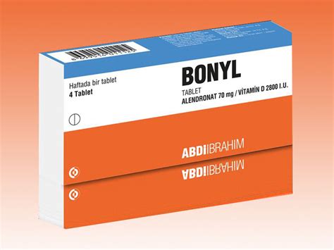 Bonyl 70 Mg/2800 Iu 4 Tablet