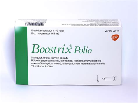 Boostrix Polio 0,5 Ml Im Enjeksiyon Icin Suspansiyon Iceren Kullanima Hazir Enjektor