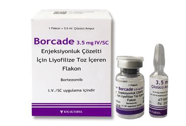 Borcade 3,5 Mg Iv/sc Enjeksiyonluk Cozelti Hazirlamak Icin Liyofilize Toz ( 1 Flakon)