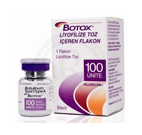 Botox Liyofilize Toz Iceren 100 Iu 1 Flakon Fiyatı