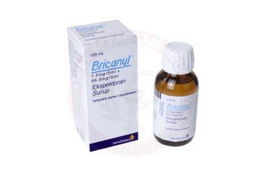 Bricanyl 1,5 Mg/5 Ml + 66,5 Mg/5 Ml 100 Ml Surup