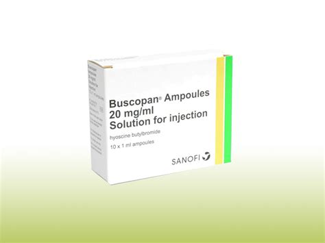 Buscopan 20 Mg/ml Enjeksiyonluk Cozelti (6 Ampul)