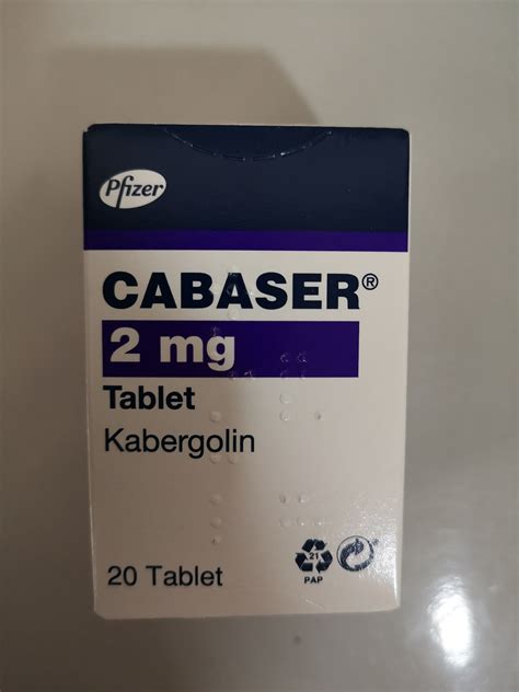 Cabaser 2 Mg 20 Tablet