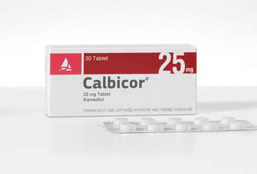 Calbicor 25 Mg 90 Tablet