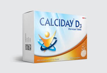 Calciday D3 1200 Mg/800 Iu 90 Efervesan Tablet