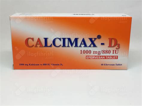Calciday G 1000 Mg/880 Iu/50 Mg Efervesan Tablet (40 Adet)