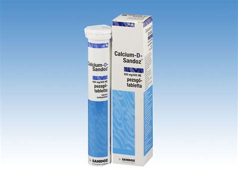 Calcium-d Sandoz 600 Mg/400 Iu 20 Eff.tablet
