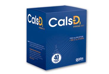 Cals-d3 1000 Mg/880 Iu 40 Efervesan Tablet