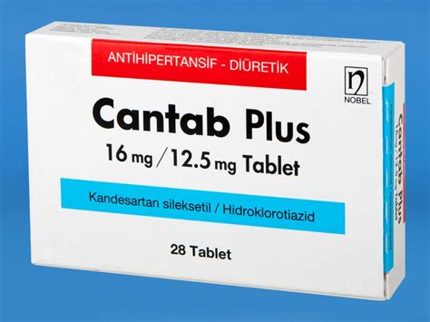 Cantab Plus 16 Mg/12.5 Mg 28 Tablet Fiyatı