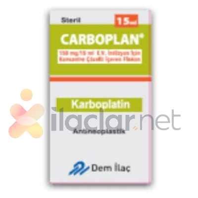 Carboplan 150 Mg/15ml Infuzyon Icin Enjeksiyonluk Cozelti (1 Flakon) Fiyatı