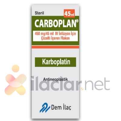 Carboplan 450 Mg/45ml Infuzyon Icin Enjeksiyonluk Cozelti (1 Flakon)