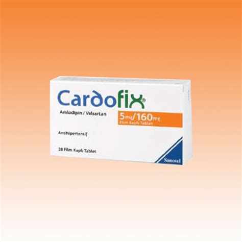 Cardofix 5 Mg/160 Mg 28 Film Kapli Tablet
