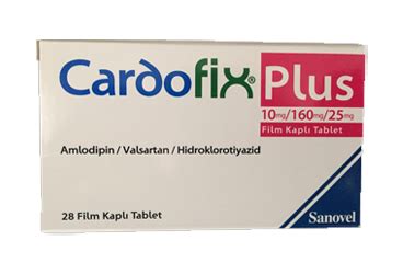 Cardofix Plus 10/160/25 Mg 28 Film Kapli Tablet