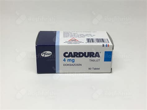 Cardura 4 Mg 90 Tablet