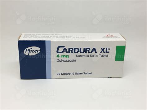 Cardura Xl 4 Mg 30 Kontrollu Salim Tableti Fiyatı