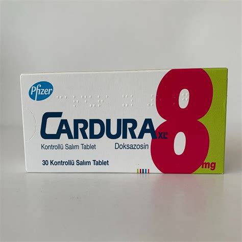 Cardura Xl 8 Mg 30 Kontrollu Salim Tableti Fiyatı