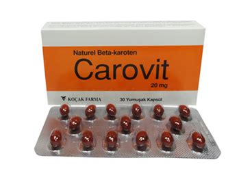 Carovit 20 Mg 30 Yumusak Kapsul Fiyatı