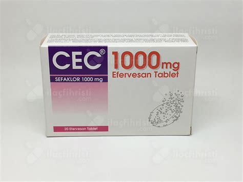 Cec 1000 Mg 20 Efervesan Tablet Fiyatı